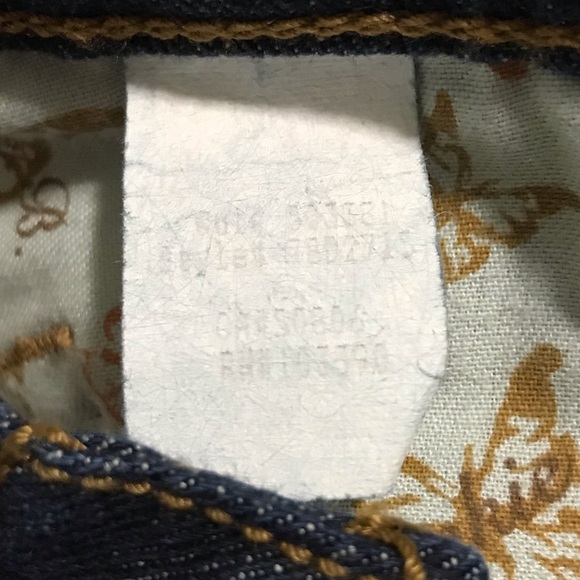 VTG Frankie B. Jeans Y2K Low Rise Flare Embellished Distressed Pant HTF Women 8 - Picture 11 of 12